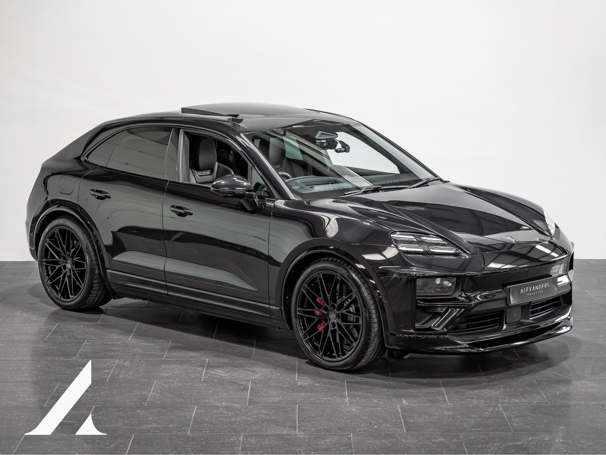 An exterior shot of the front right on a 2024 Porsche Macan