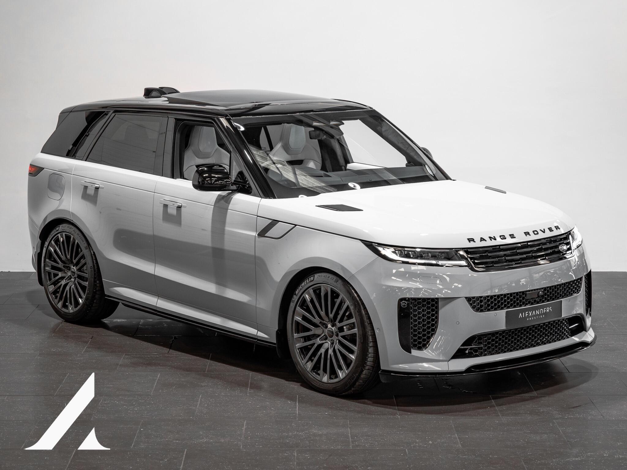 An exterior shot of the front right on a 2026 Land Rover Range Rover Sport