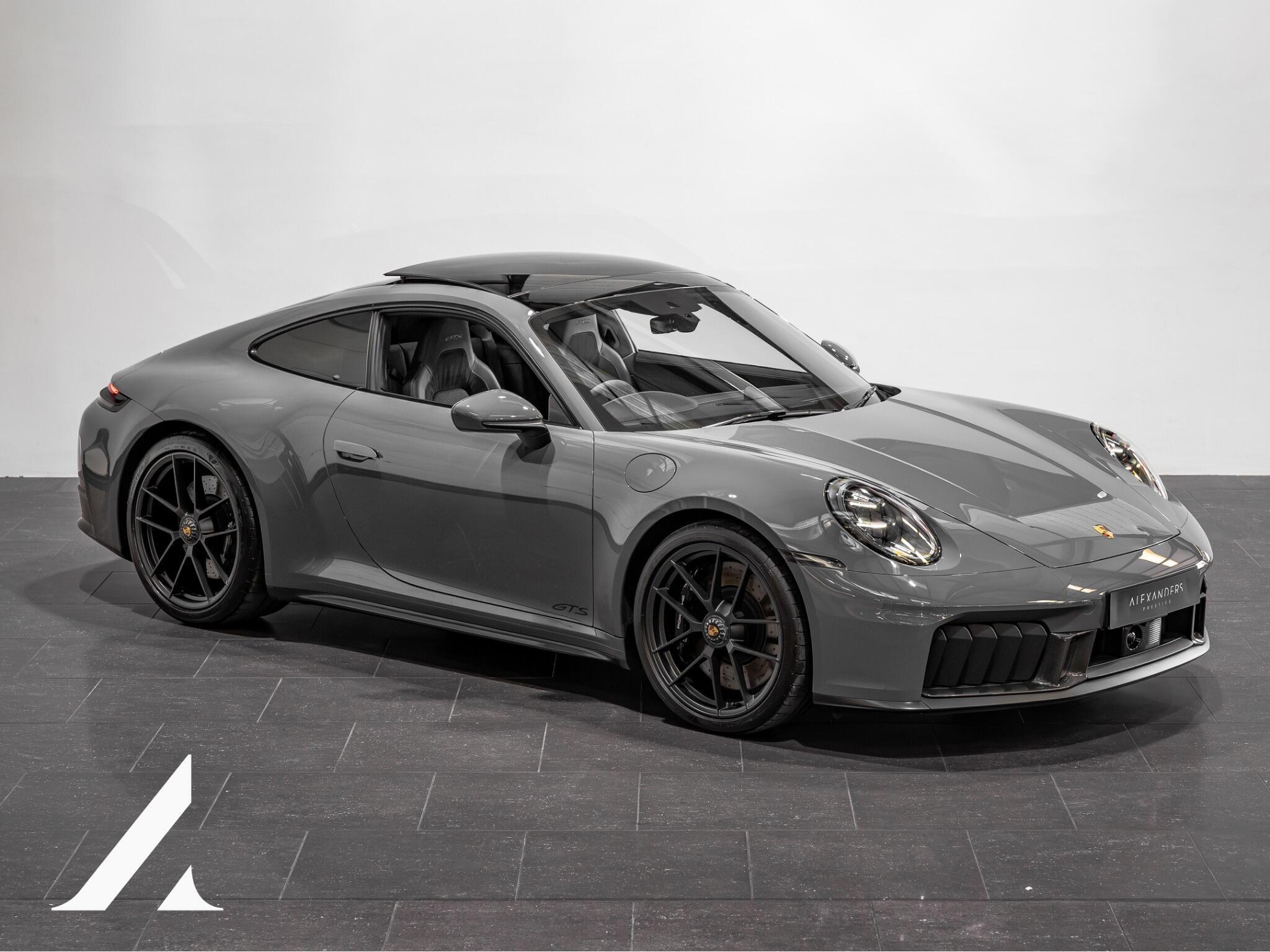 An exterior shot of the front right on a 2024 Porsche 911