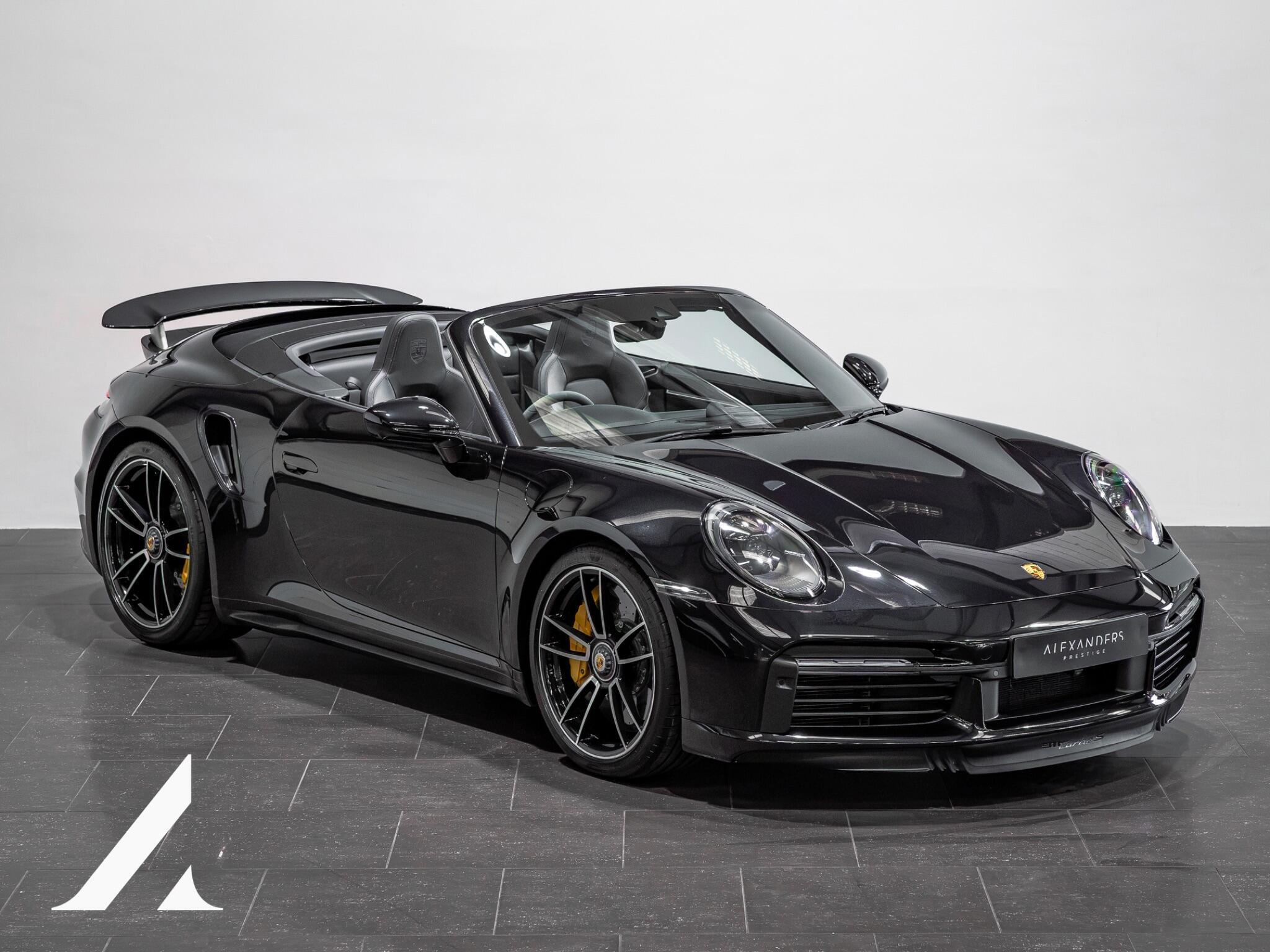 An exterior shot of the front right on a 2020 Porsche 911