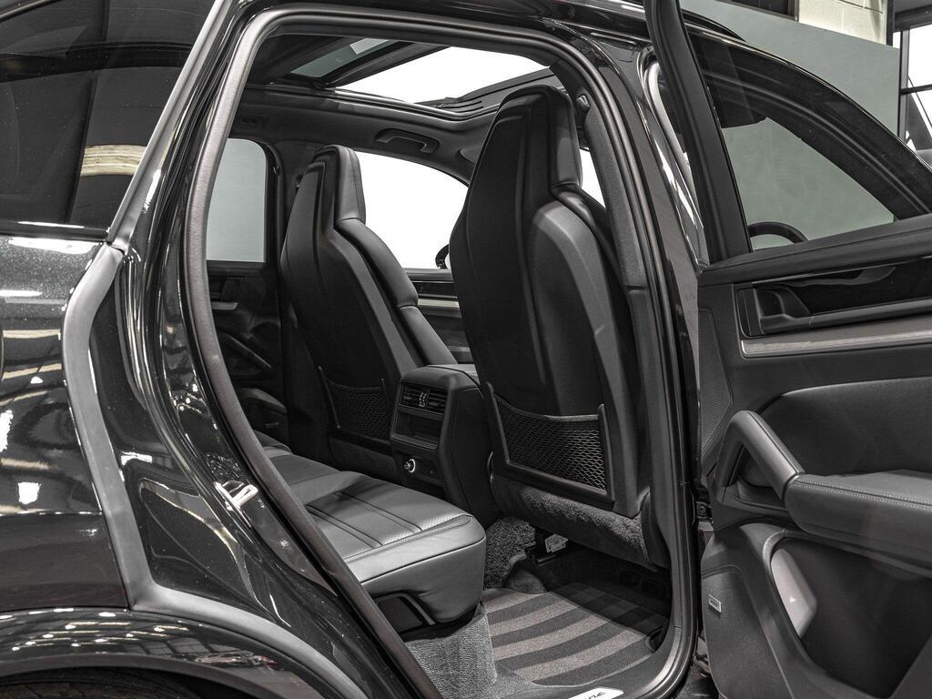 An interior shot of the seats rear on a 2023 Porsche CAYENNE
