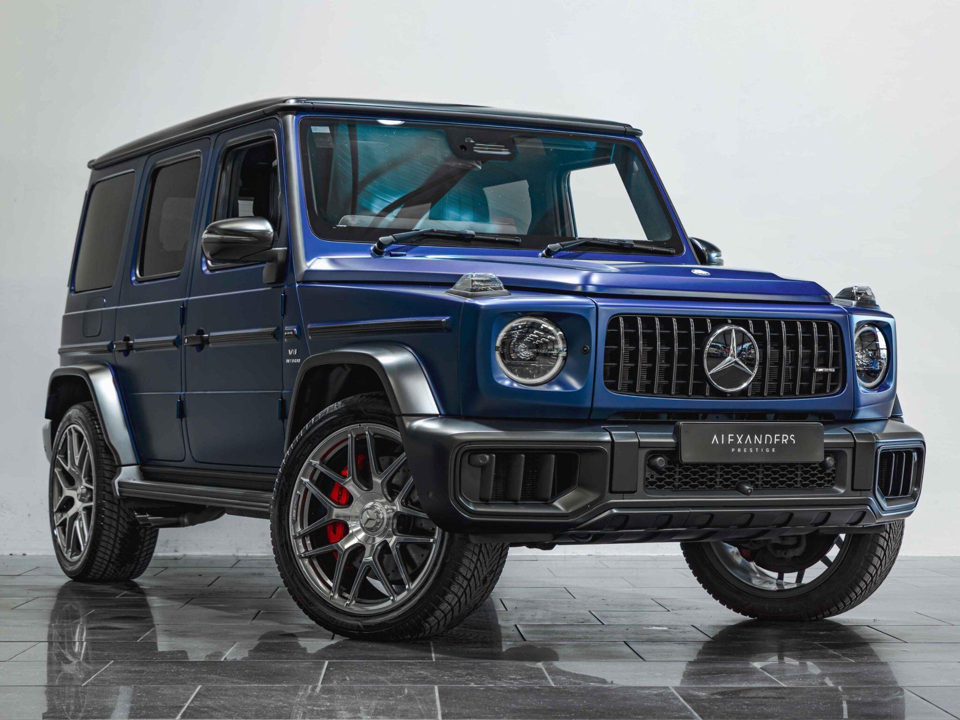 An exterior shot of the front right on a 2025 Mercedes-Benz G-Class