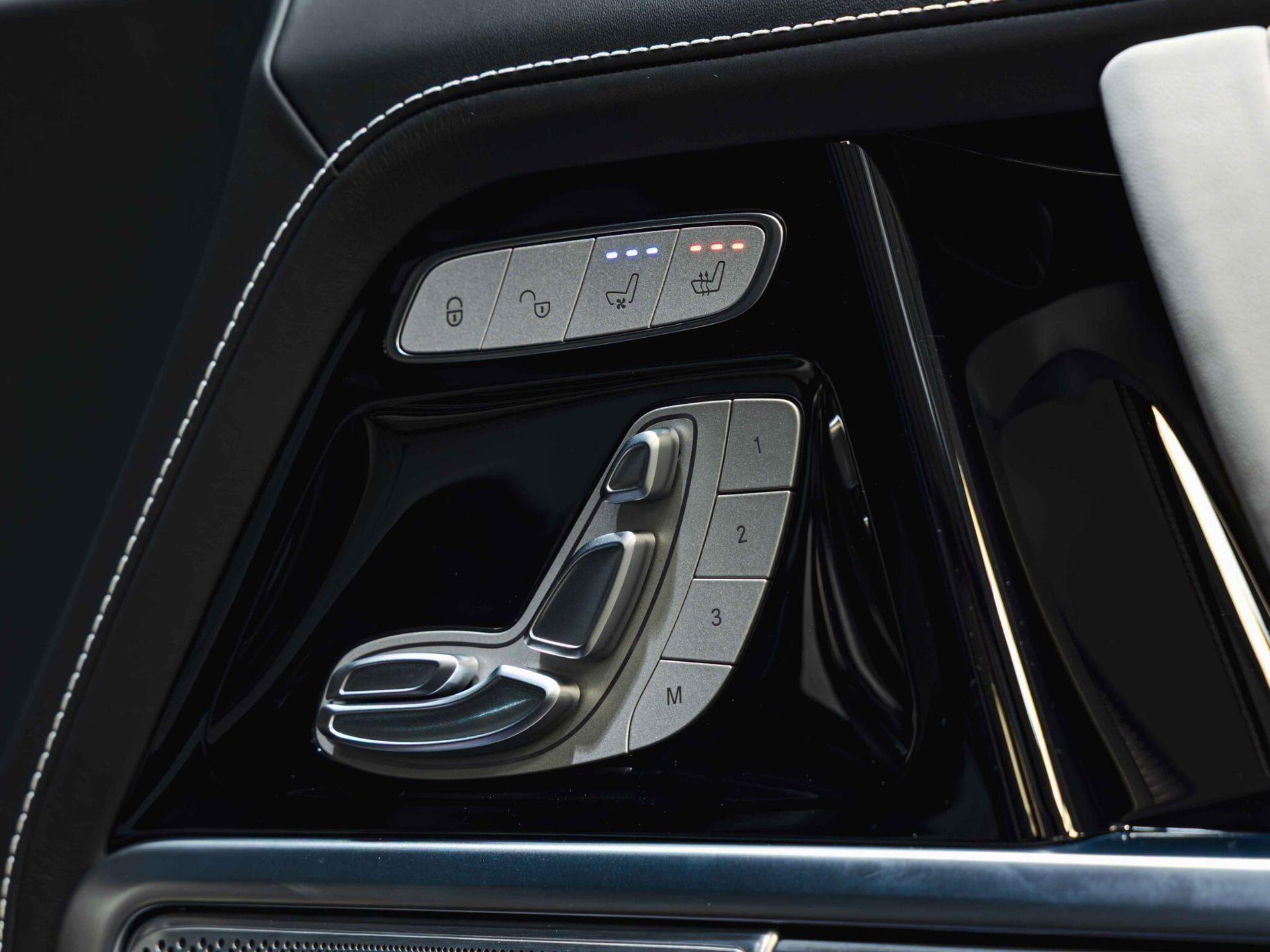 An interior shot of the misc controls on a 2025 Mercedes-Benz G-Class