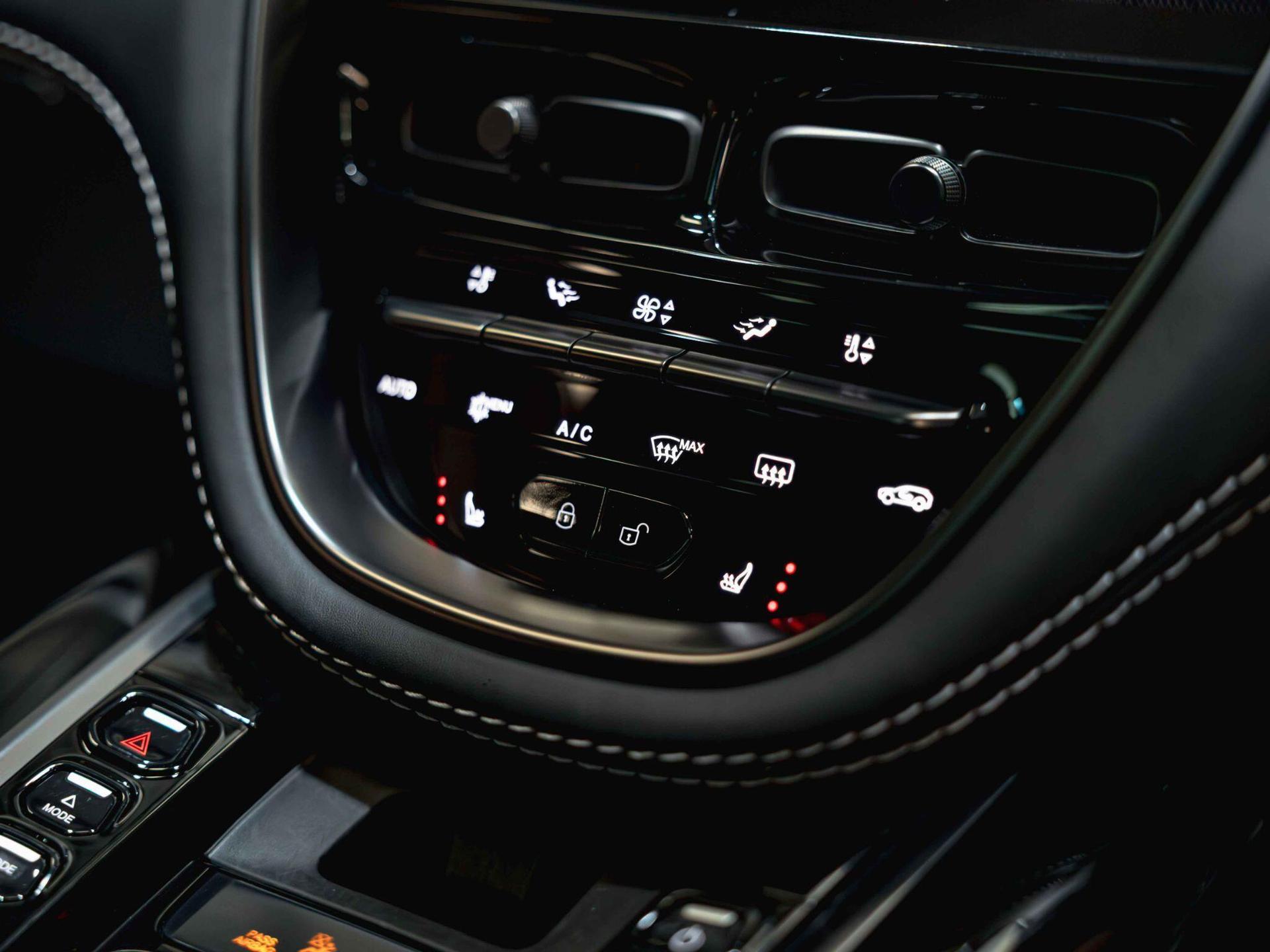 An interior shot of the misc controls on a 2022 Aston Martin DBX