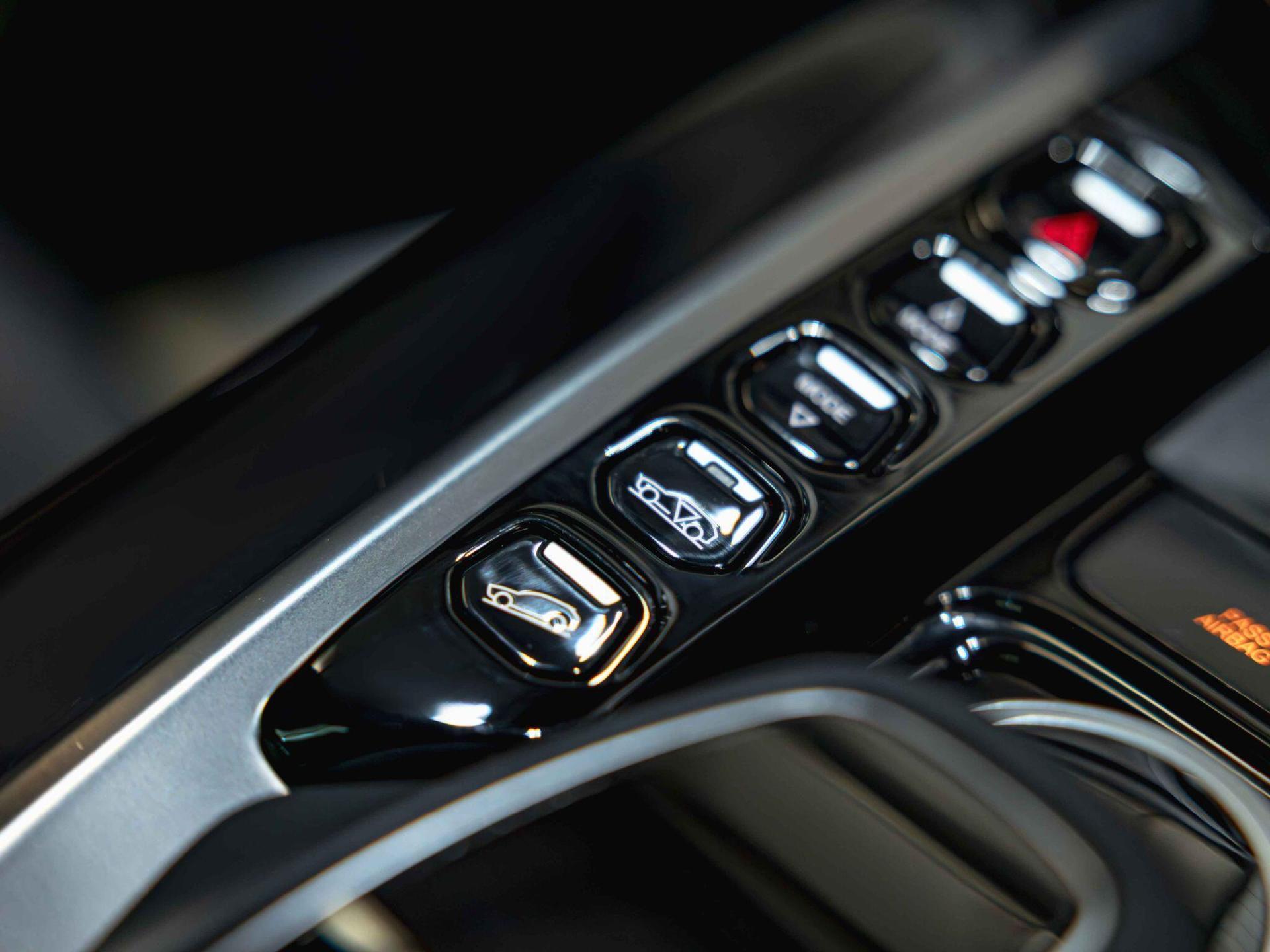 An interior shot of the misc controls on a 2022 Aston Martin DBX