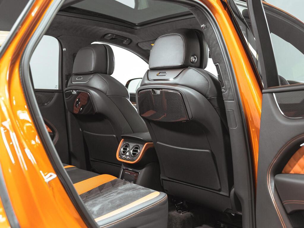 An interior shot of the seats rear on a 2022 Bentley BENTAYGA