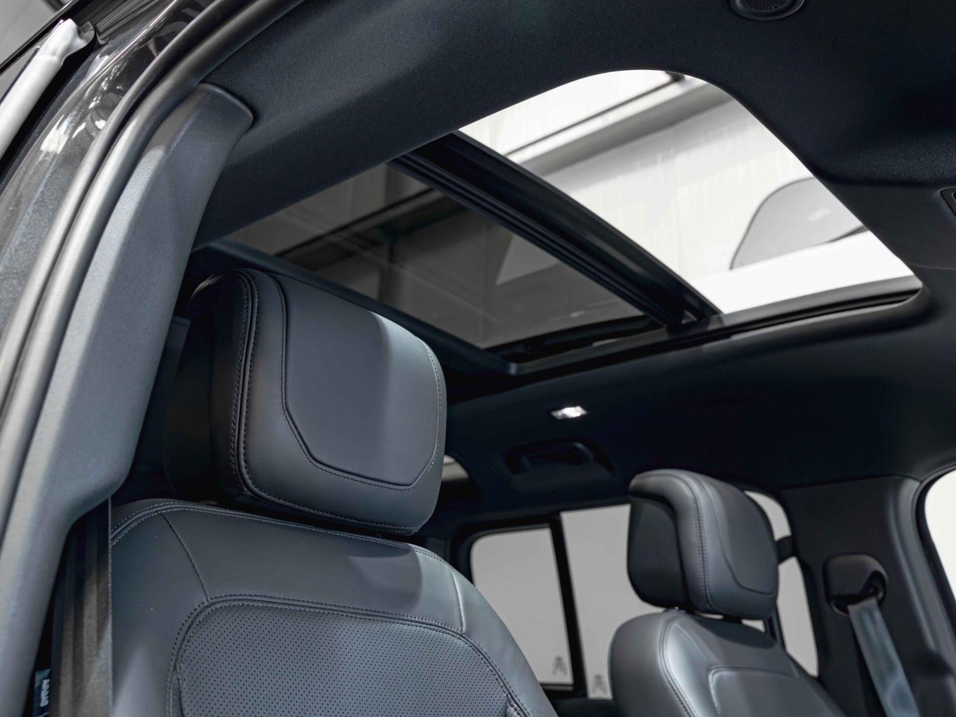 An interior shot of the driver seat on a 2022 Land Rover DEFENDER