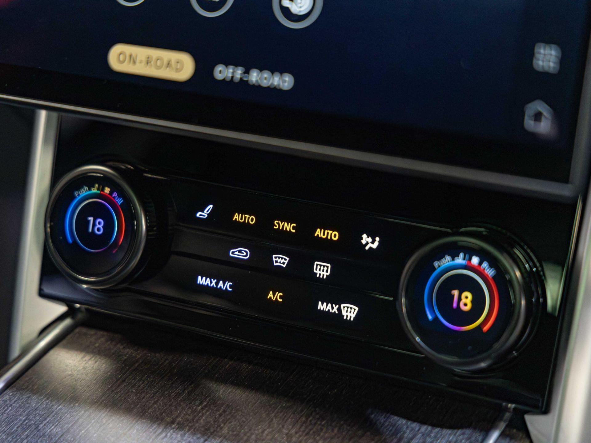 An interior shot of the misc controls on a 2023 Land Rover RANGE ROVER