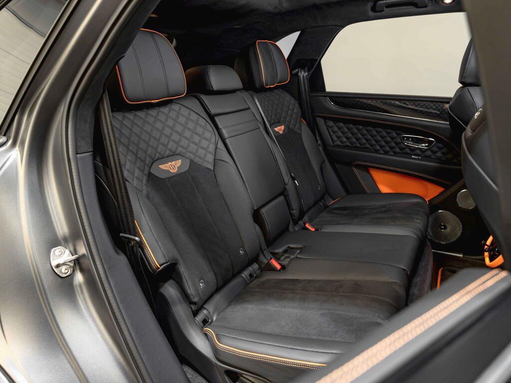An interior shot of the seats rear on a 2025 Bentley Bentayga