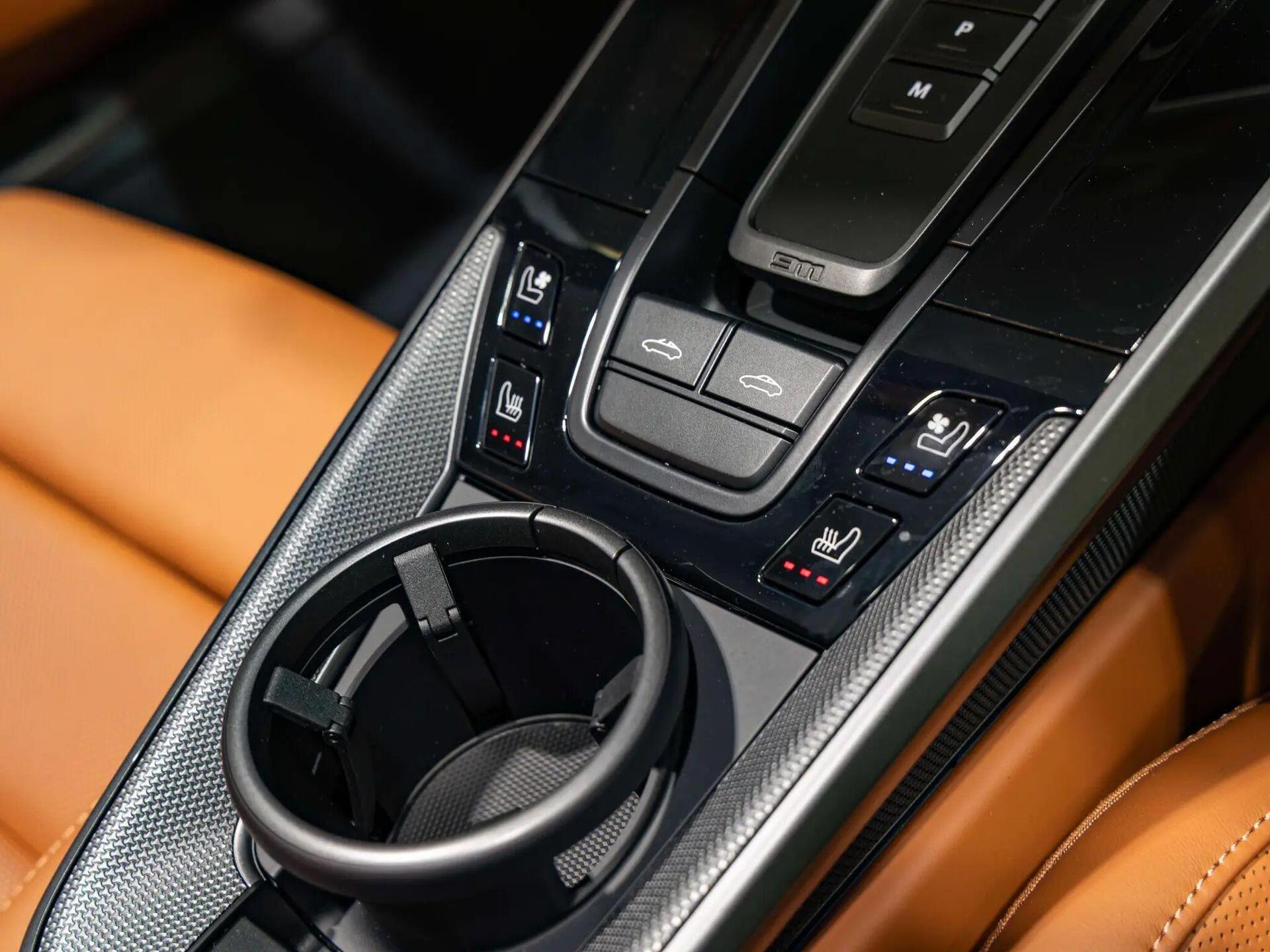 An interior shot of the interior front on a 2026 Porsche 911