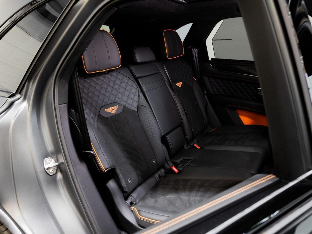 An interior shot of the seats rear on a 2025 Bentley Bentayga