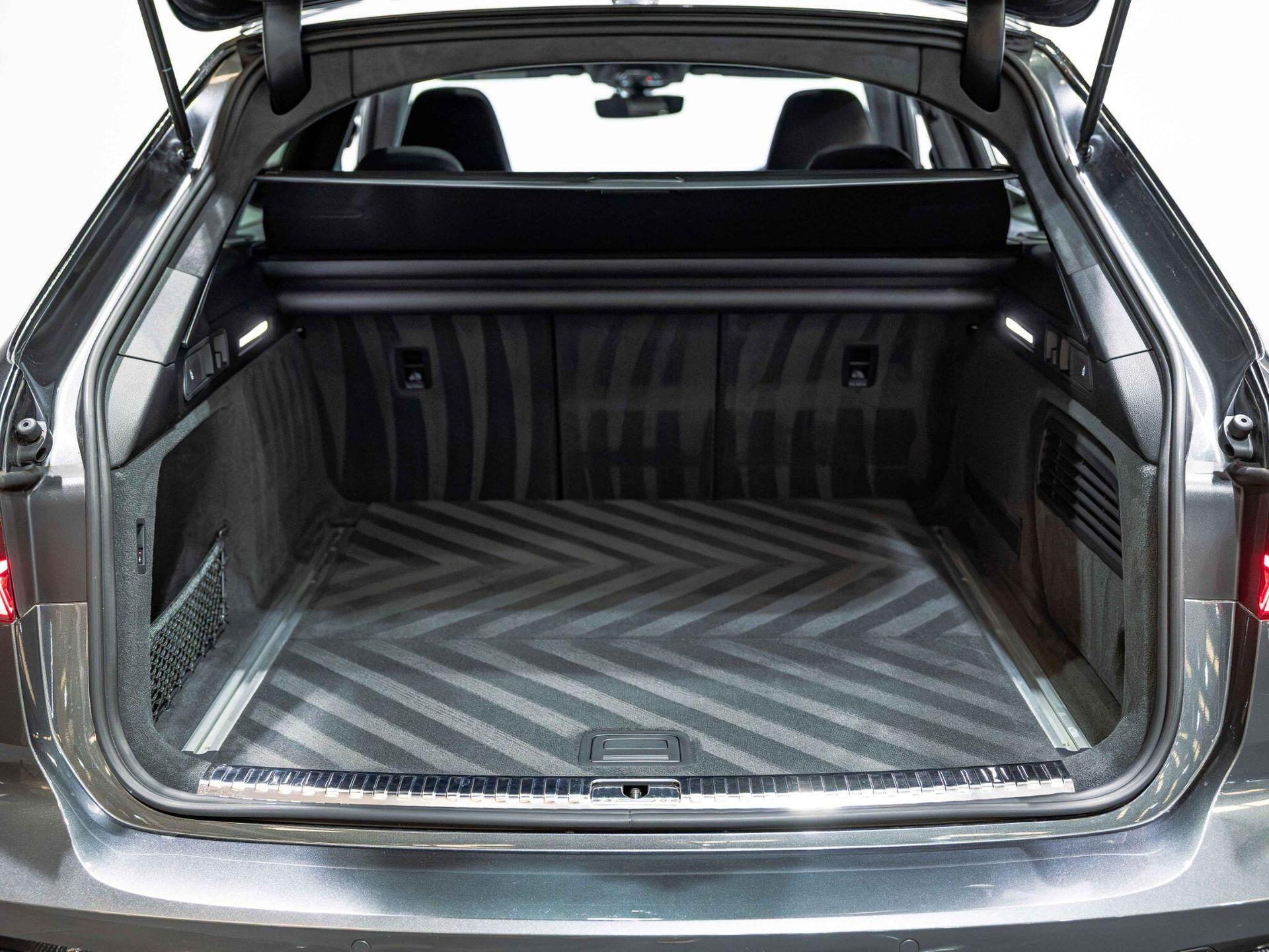 An interior shot of the boot on a 2024 Audi RS6 Avant