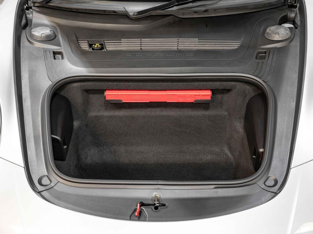 An interior shot of the boot on a 2018 Porsche 911