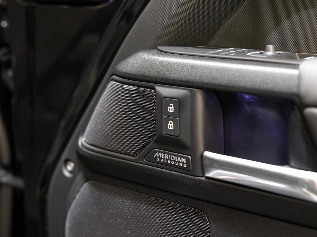 An interior shot of the misc controls on a 2025 Land Rover Defender 110