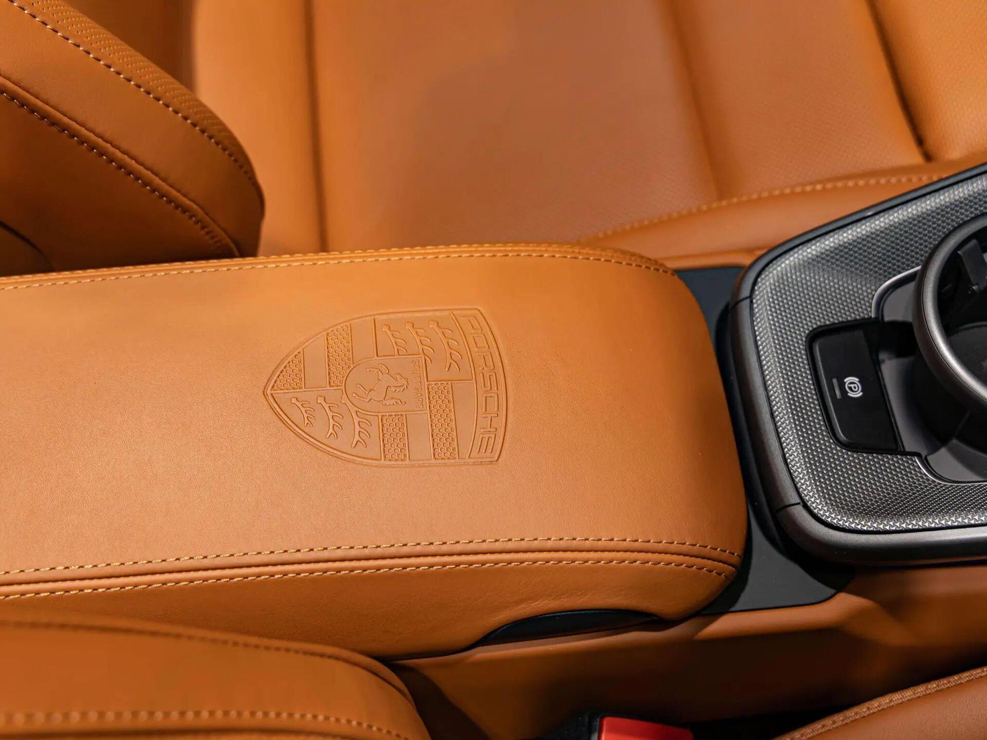 An interior shot of the interior front on a 2026 Porsche 911