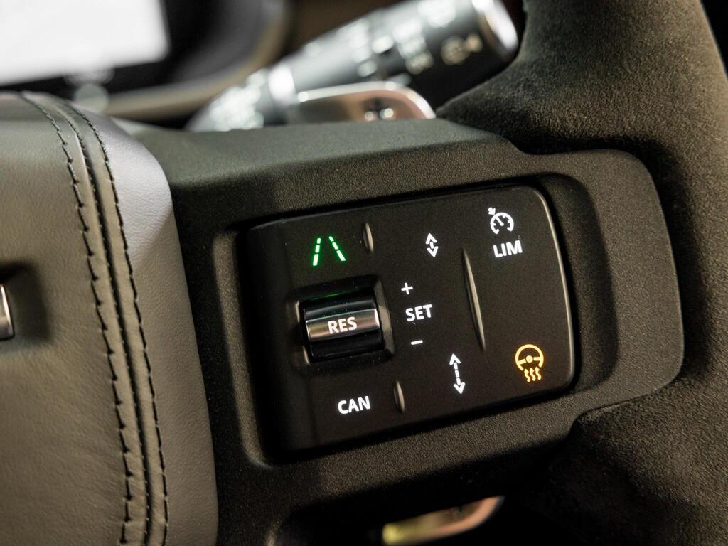 An interior shot of the misc controls on a 2024 Land Rover Defender 110