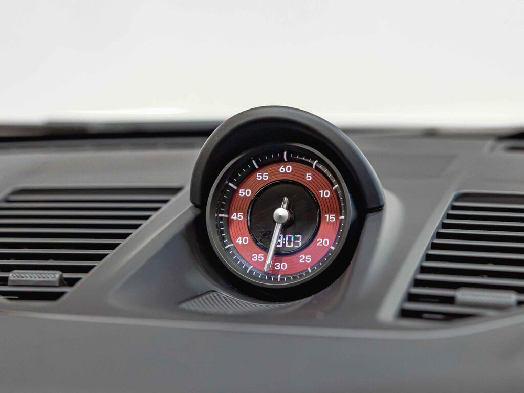 An interior shot of the driver instruments on a 2026 Porsche 911