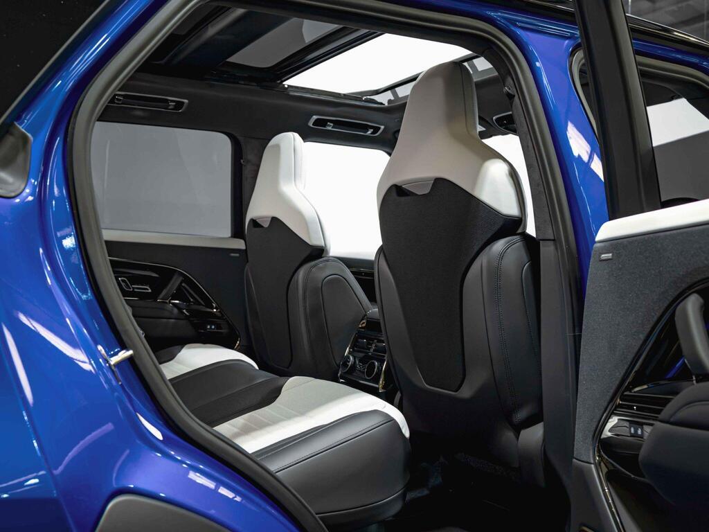 An interior shot of the seats rear on a 2026 Land Rover Range Rover Sport