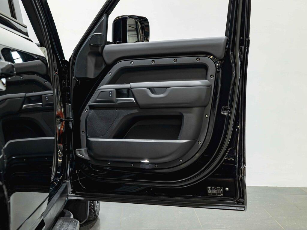 An interior shot of the door interior on a 2024 Land Rover Defender 110