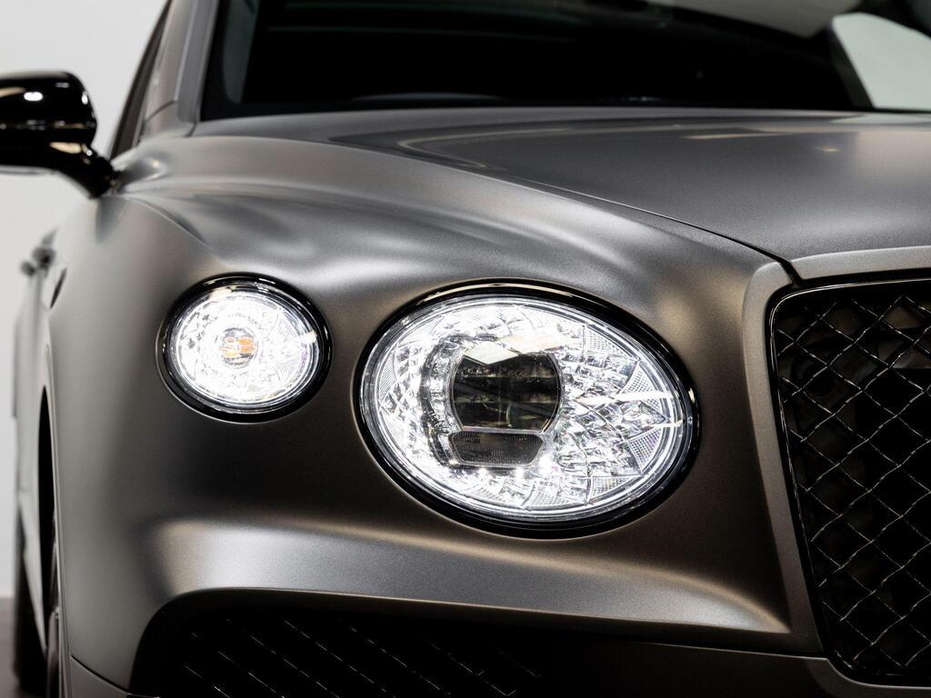 An exterior shot of the lights front on a 2025 Bentley Bentayga