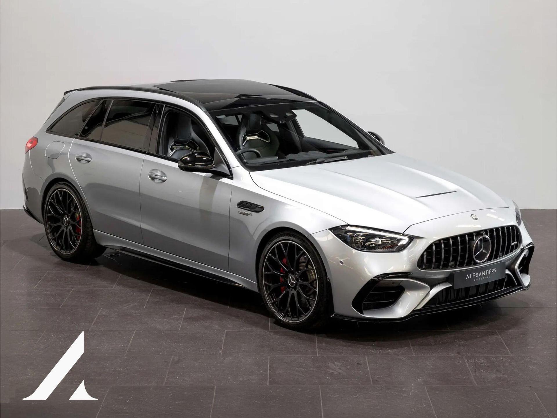 An exterior shot of the front right on a 2024 Mercedes-Benz C Class