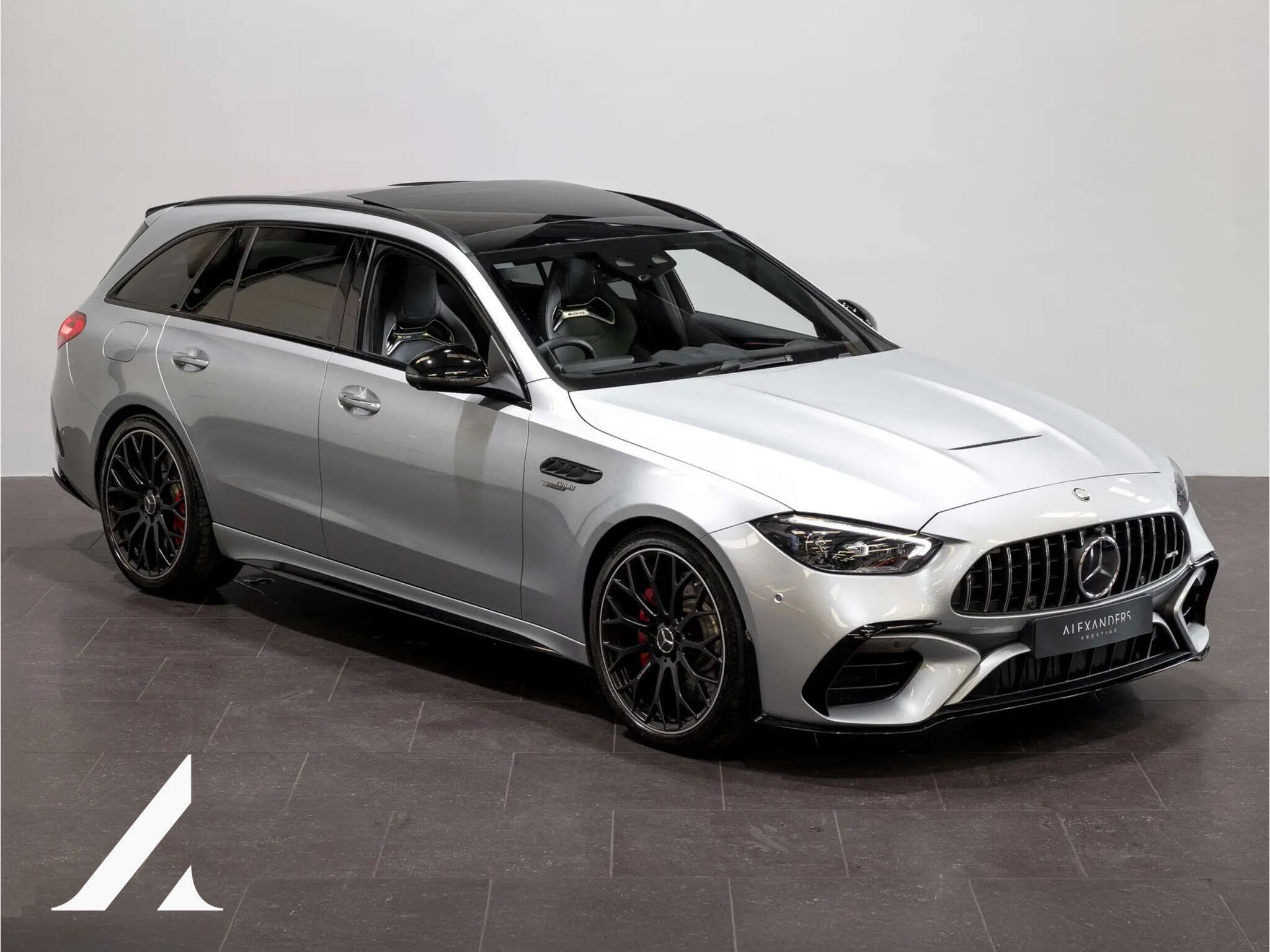 An exterior shot of the front right on a 2024 Mercedes-Benz C Class