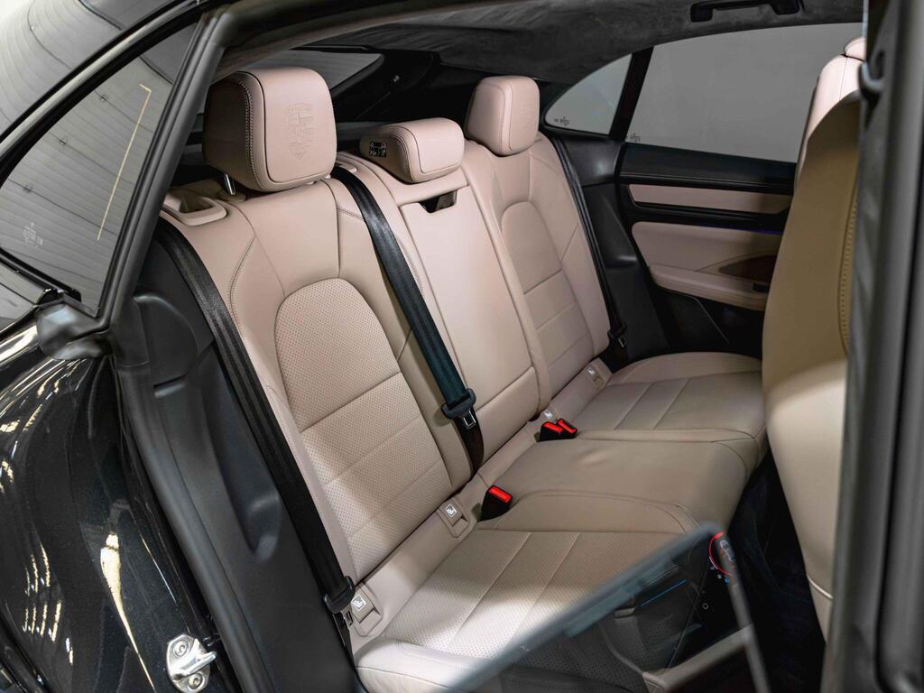 An interior shot of the seats rear on a 2024 Porsche Macan