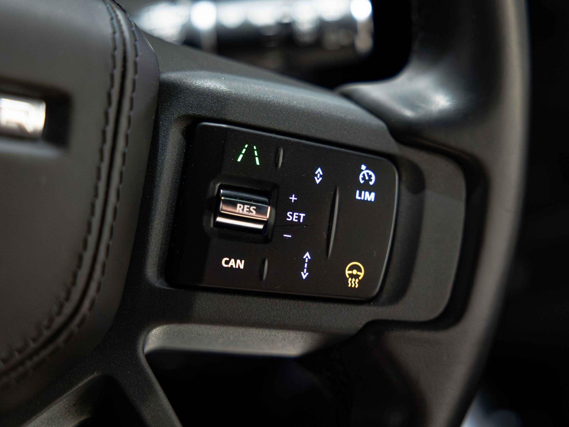 An interior shot of the misc controls on a 2023 Land Rover Defender 110