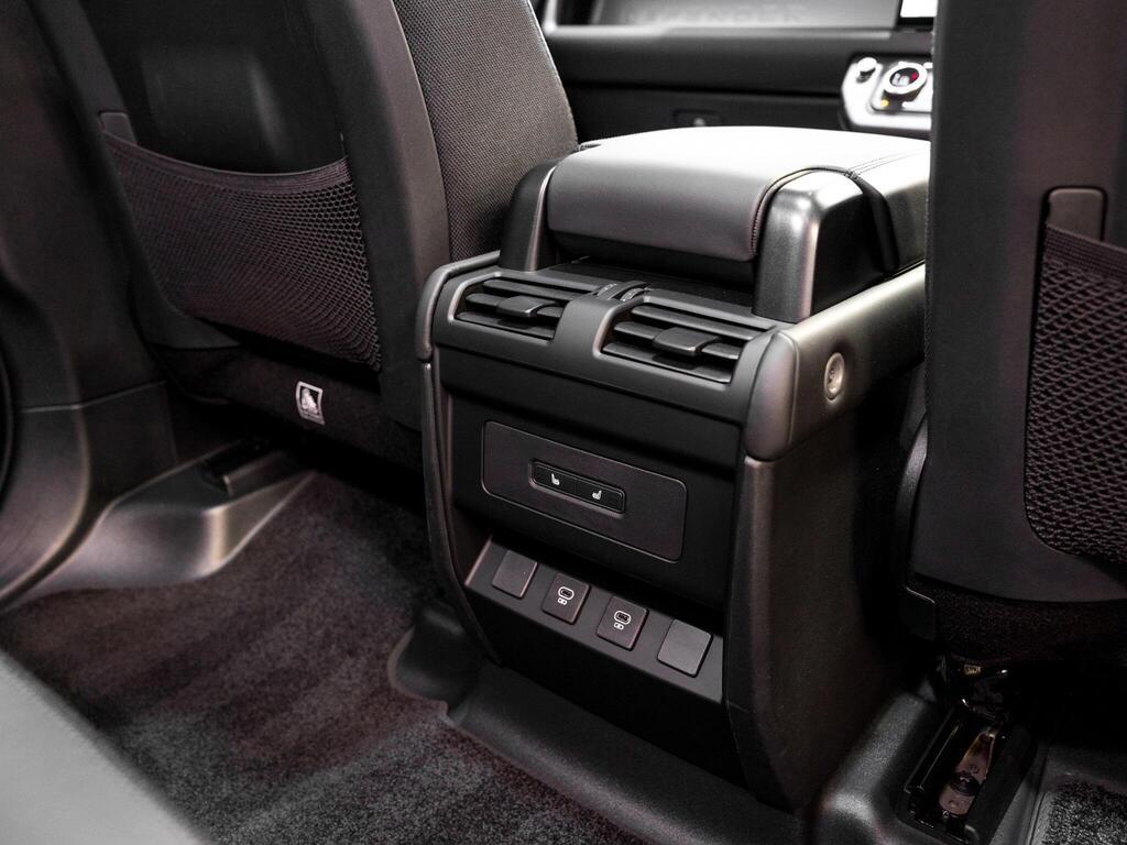 An interior shot of the misc controls on a 2025 Land Rover Defender 110