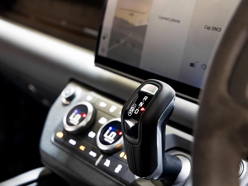 An interior shot of the misc controls on a 2024 Land Rover Defender 110