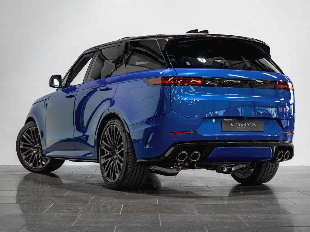 An exterior shot of the rear left on a 2026 Land Rover Range Rover Sport