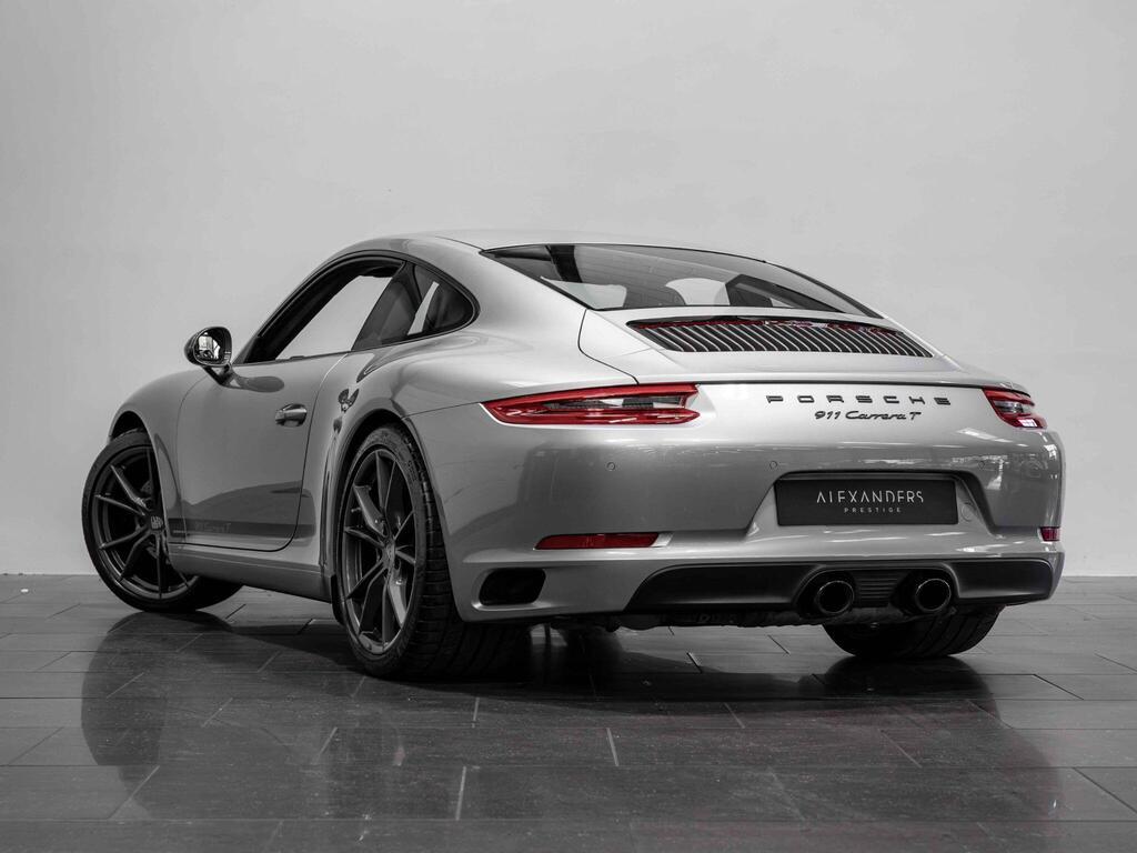 An exterior shot of the rear left on a 2018 Porsche 911