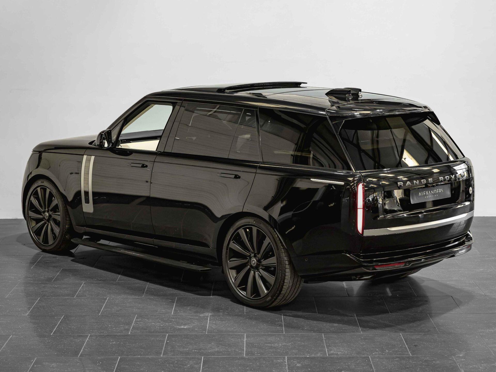 An exterior shot of the rear left on a 2024 Land Rover Range Rover