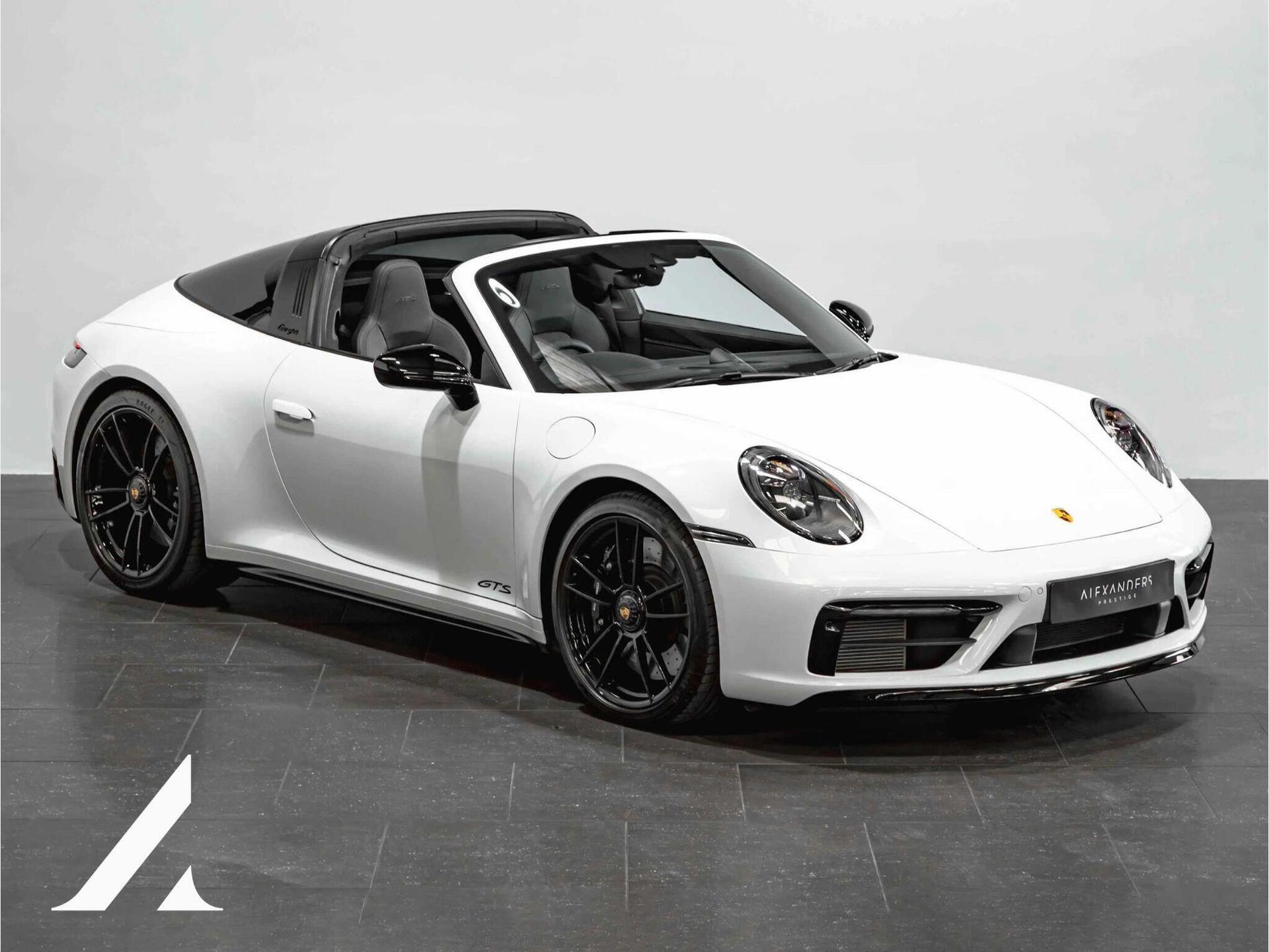 An exterior shot of the front right on a 2021 Porsche 911