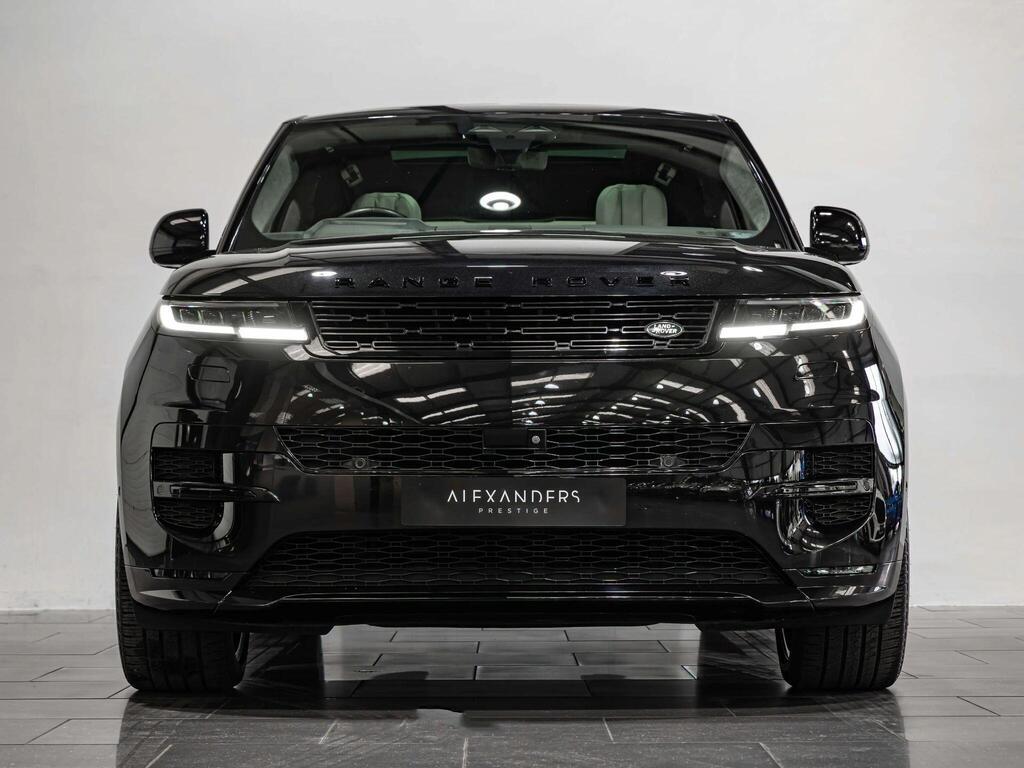 An exterior shot of the front on a 2023 Land Rover Range Rover Sport