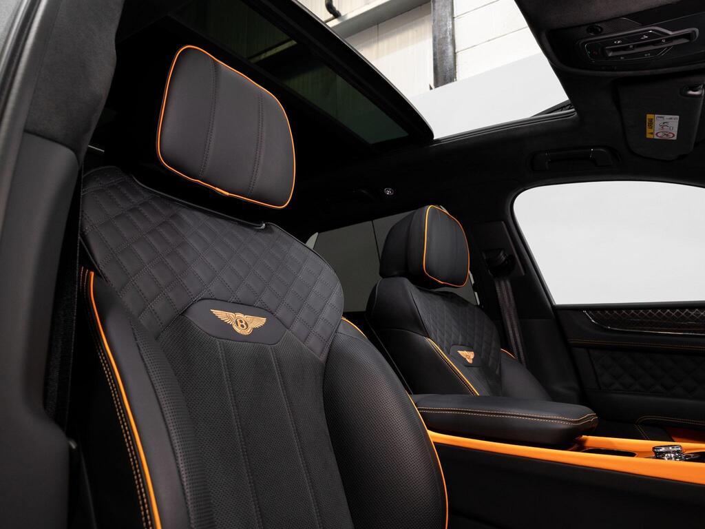 An interior shot of the driver seat on a 2025 Bentley Bentayga