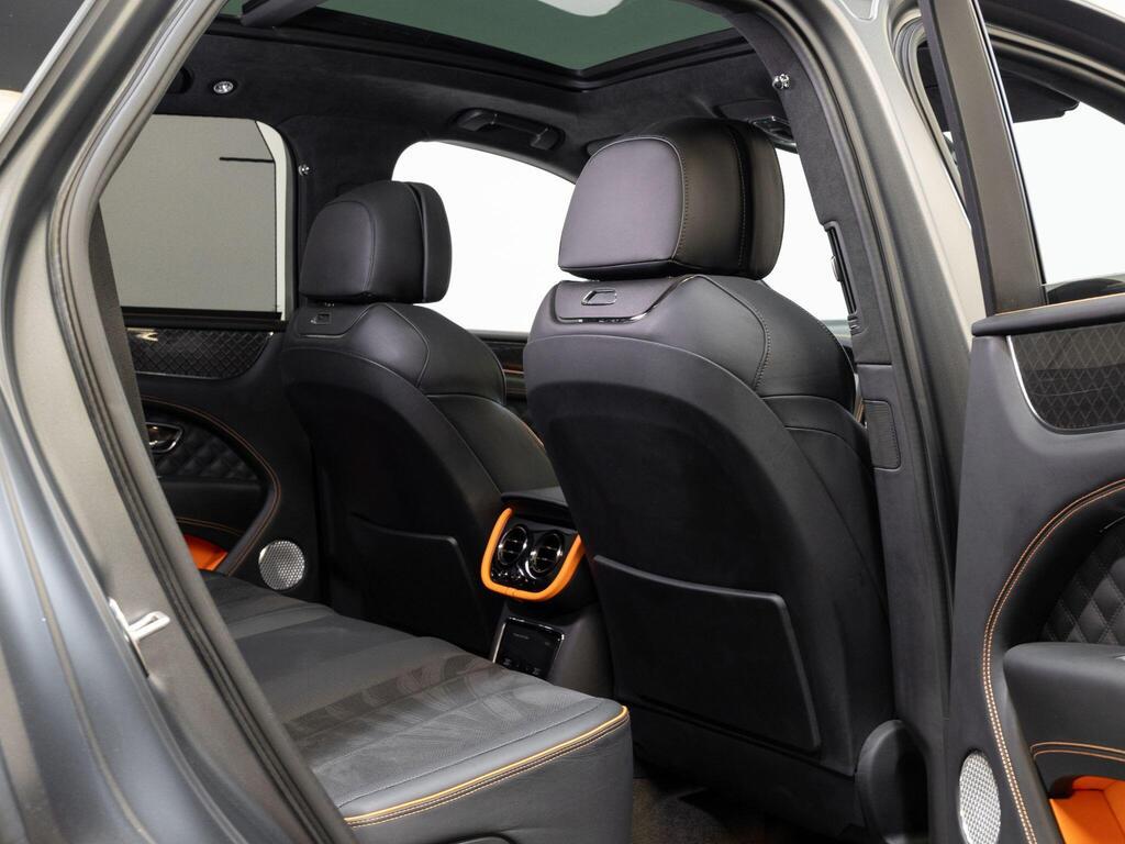 An interior shot of the seats rear on a 2025 Bentley Bentayga