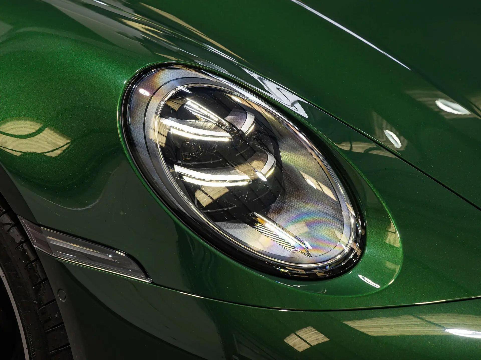An exterior shot of the lights front on a 2026 Porsche 911