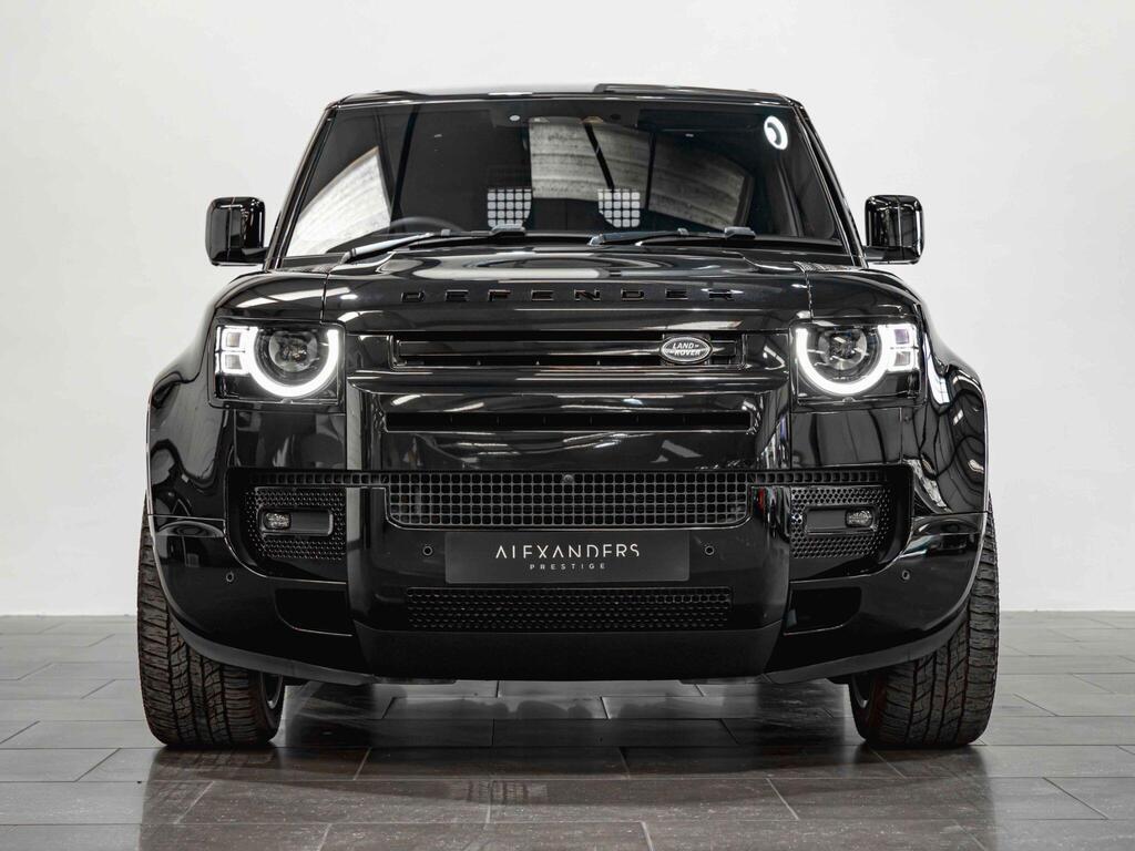 An exterior shot of the front on a 2024 Land Rover Defender 110