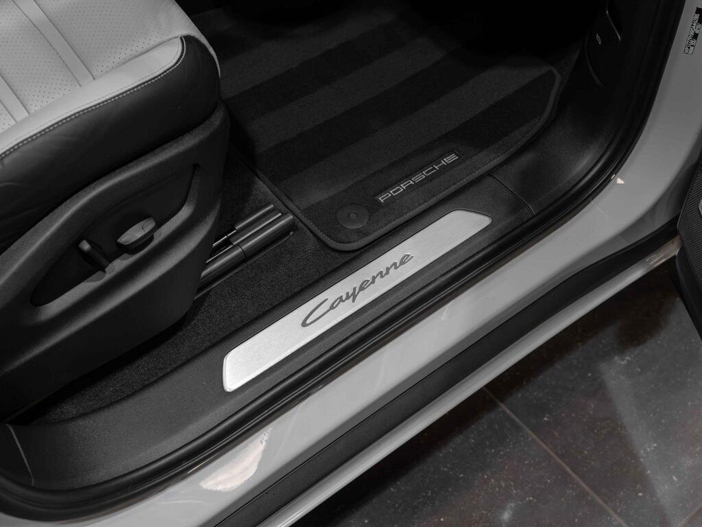 An interior shot of the glove box on a 2023 Porsche Cayenne