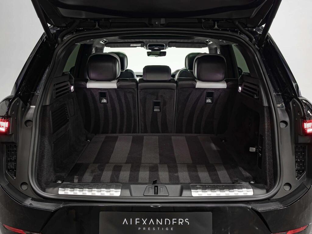 An interior shot of the boot on a 2023 Land Rover Range Rover Sport