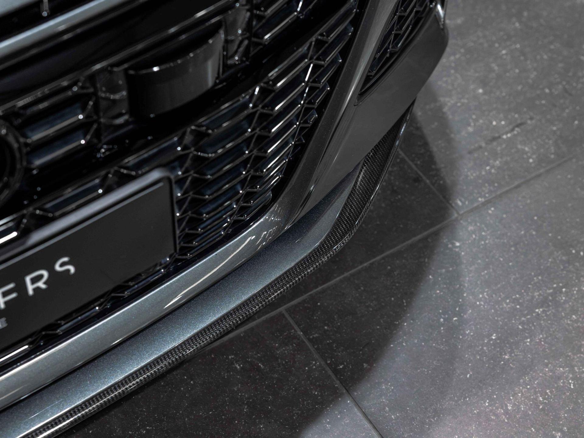 An exterior shot of the badge exterior on a 2024 Audi RS6 Avant
