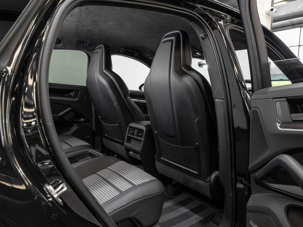 An interior shot of the seats rear on a 2023 Porsche Cayenne