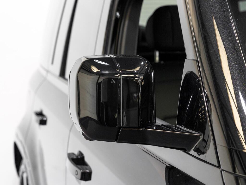 An exterior shot of the wing mirror on a 2025 Land Rover Defender 110