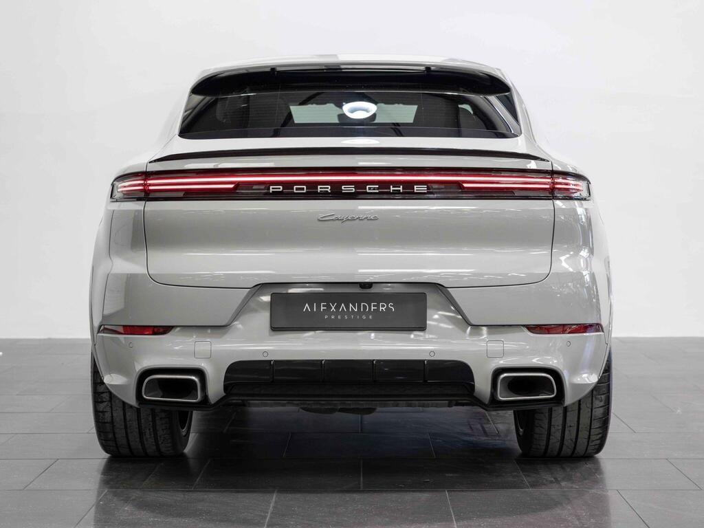 An exterior shot of the rear on a 2023 Porsche Cayenne