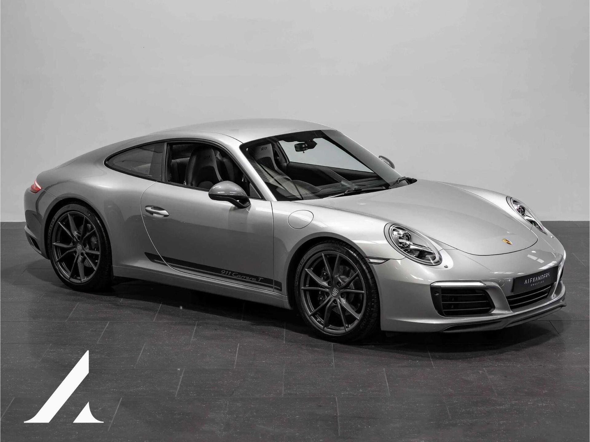 An exterior shot of the front right on a 2018 Porsche 911