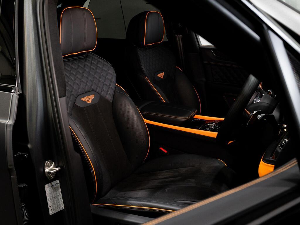 An interior shot of the driver seat on a 2025 Bentley Bentayga