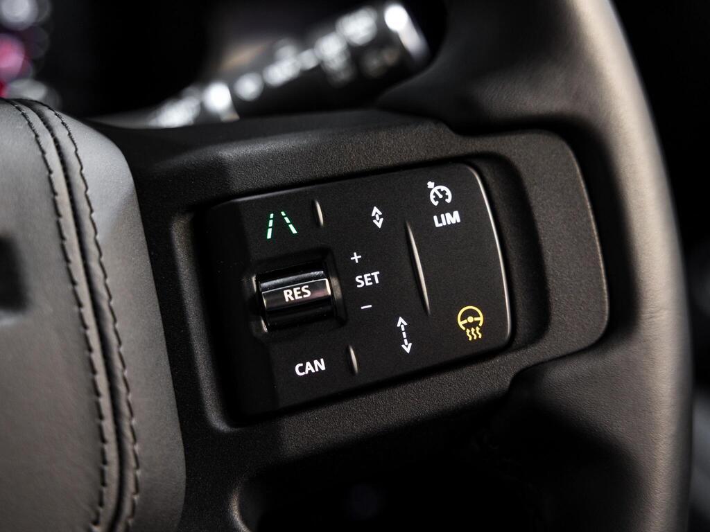 An interior shot of the misc controls on a 2025 Land Rover Defender 110