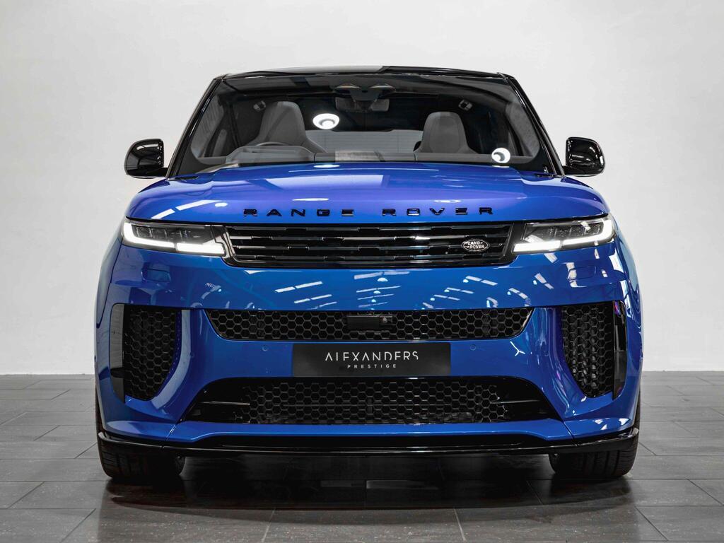 An exterior shot of the front on a 2026 Land Rover Range Rover Sport