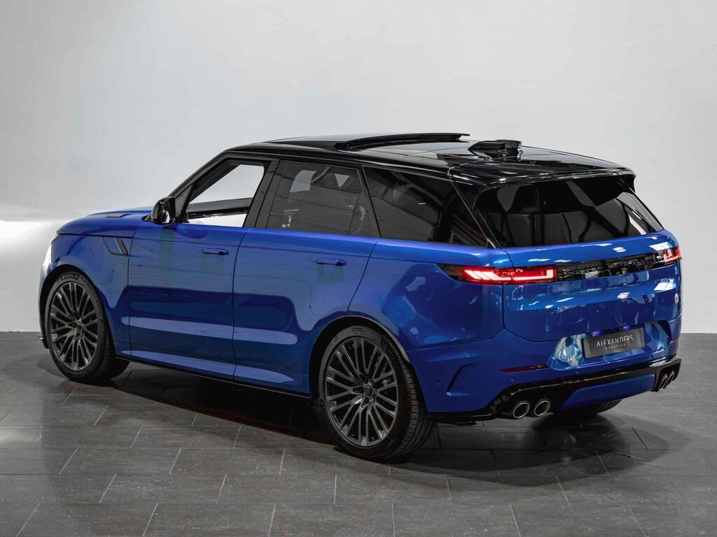 An exterior shot of the rear left on a 2026 Land Rover Range Rover Sport